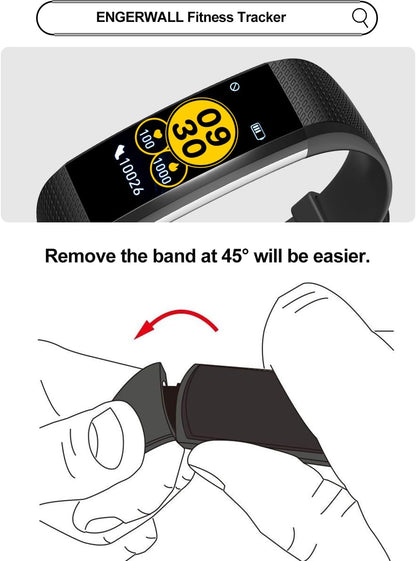 Watch Band ONLY for Fitness Tracker S5, Replacement Bands Fit for Runmefit S5 Fitness Tracker Smart Watch