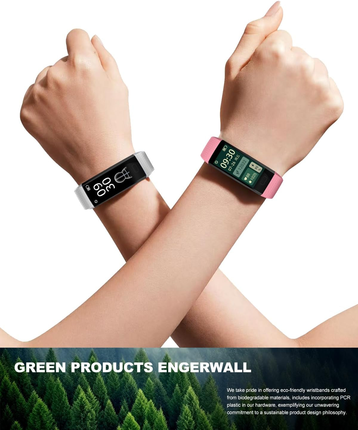 Watch Band ONLY for Fitness Tracker S5, Replacement Bands Fit for Runmefit S5 Fitness Tracker Smart Watch